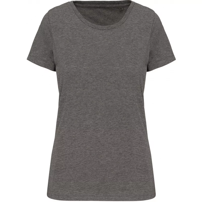 T-shirt Supima® col rond manches courtes femme