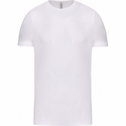 T-shirt col rond manches courtes homme Elasthanne