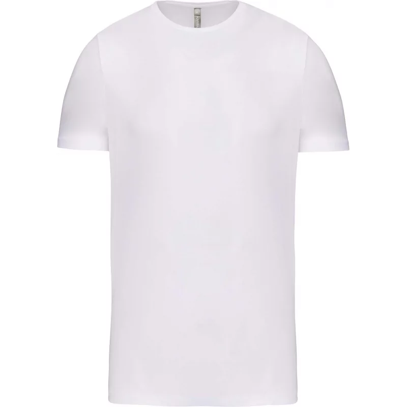 T-shirt col rond manches courtes homme Elasthanne