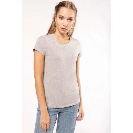 T-shirt col rond manches...