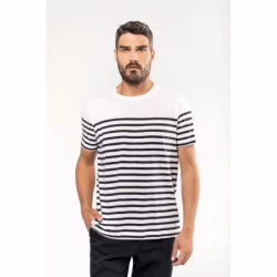 T-shirt marin col rond Bio homme