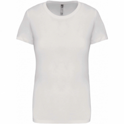 T-shirt col rond manches courtes femme