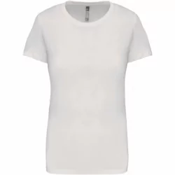 T-shirt col rond manches courtes femme