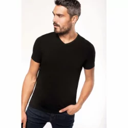 T-shirt manches courtes col V homme