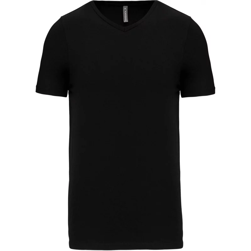 T-shirt manches courtes col V homme