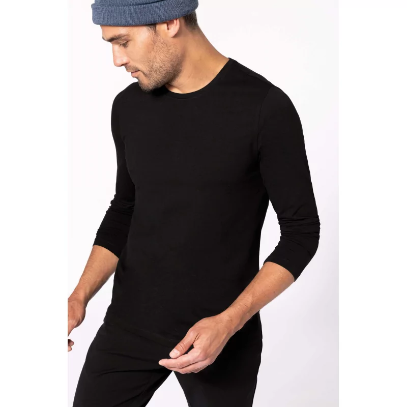 T-shirt col rond coton extensible, 5/50$ - Homme