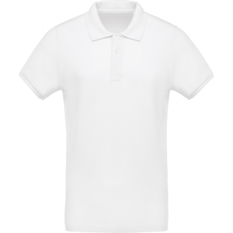 Polo piqué Bio manches courtes homme