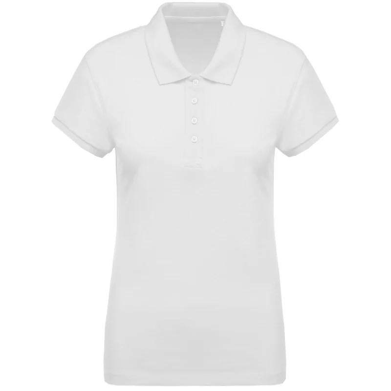Polo piqué Bio manches courtes femme