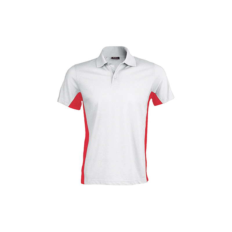 Flag - polo bicolore manches courtes