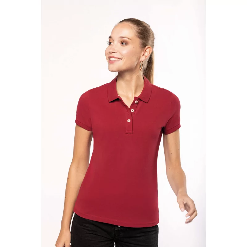 Polo vintage manches courtes femme