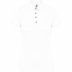 Polo jersey manches courtes femme
