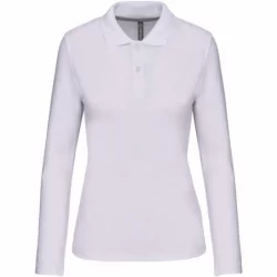 Polo manches longues femme