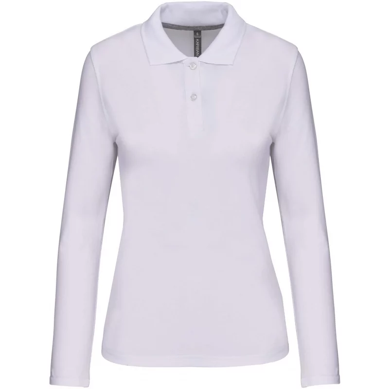 Polo manches longues femme