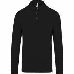 Polo jersey manches longues homme