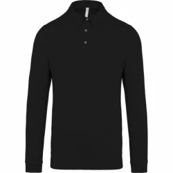 Polo jersey manches longues homme