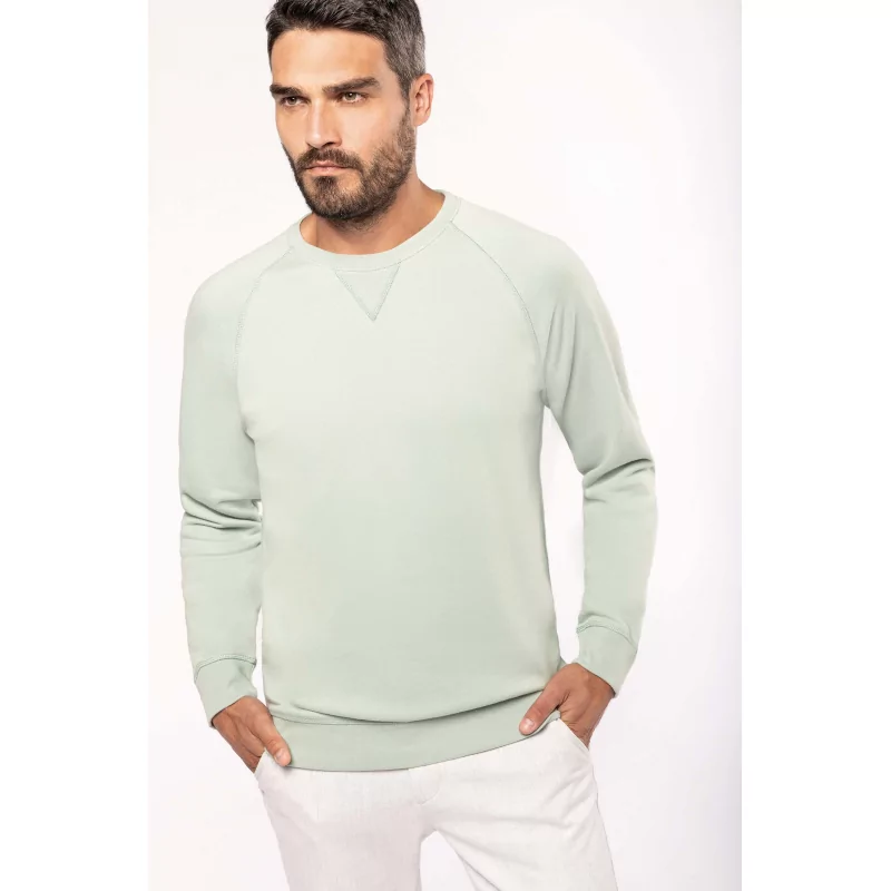 Sweatshirt gris col rond