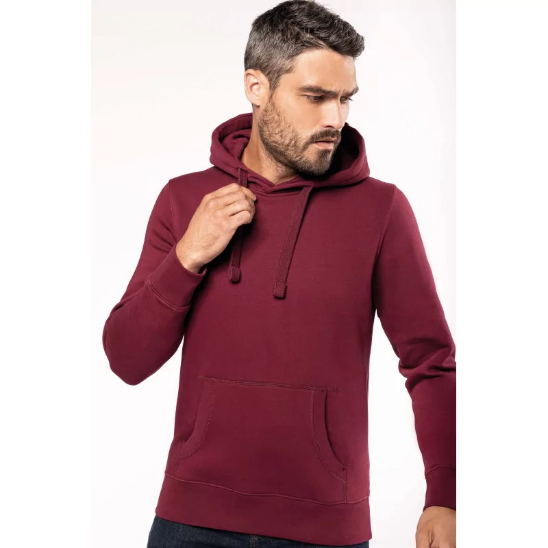 Sweat-shirt capuche homme finition