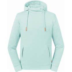 Sweat à capuche col montant Pure Organic