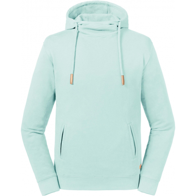 Sweat à capuche col montant Pure Organic