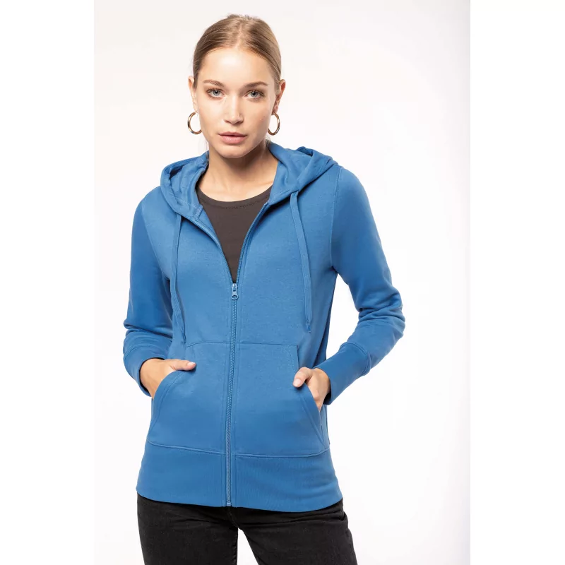 hoodie fermeture eclair femme