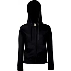 SWEAT-SHIRT FEMME ZIPPÉ CAPUCHE PREMIUM -62-118-0