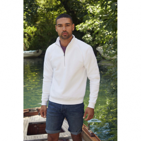 SWEAT-SHIRT COL ZIPPÉ...