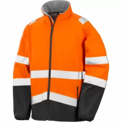 VESTE SOFTSHELL HAUTE VISIBILITE