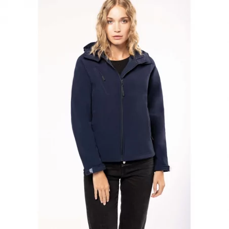 Veste softshell à capuche...