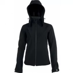 Veste softshell à capuche amovible femme