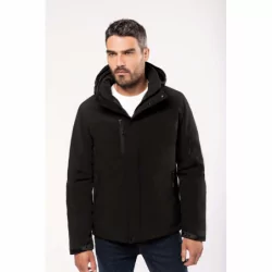 Parka softshell doublée capuche homme