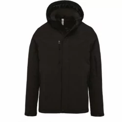 Parka softshell doublée capuche homme