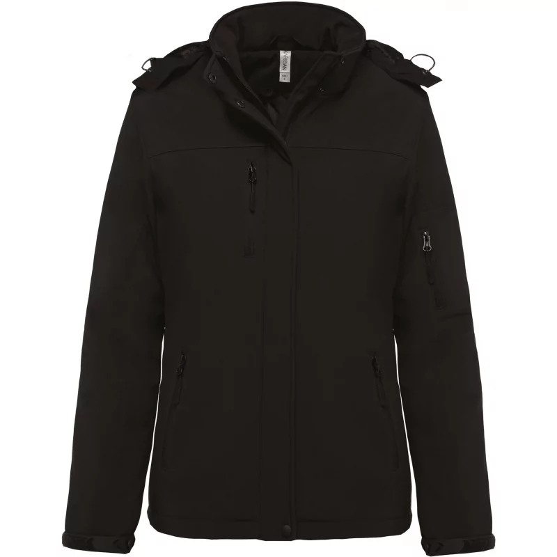 Parka softshell doublée capuche femme