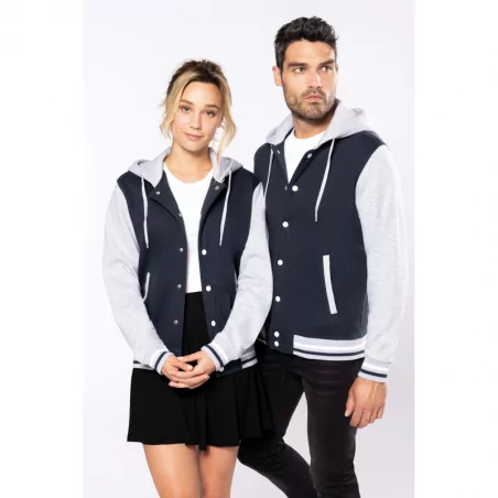 Blouson Teddy à capuche...