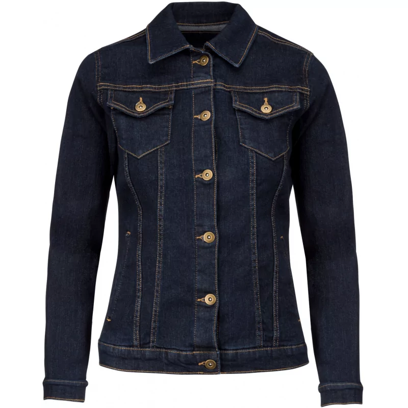 Blouson denim non doublé femme