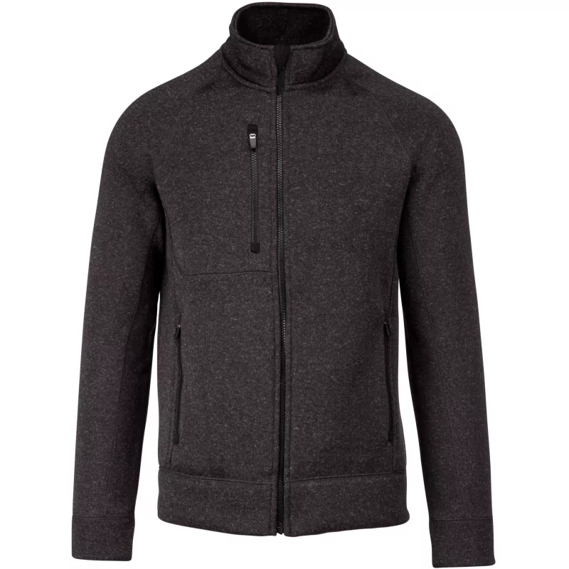 Veste zippée chinée homme