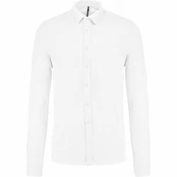 Chemise maille piquée manches longues