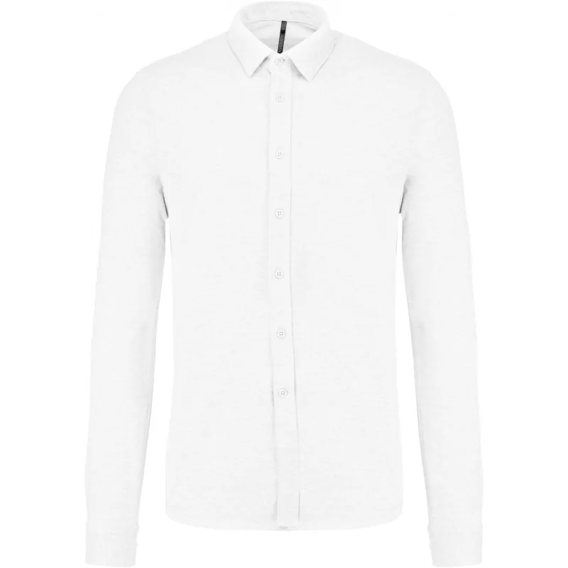 Chemise maille piquée manches longues