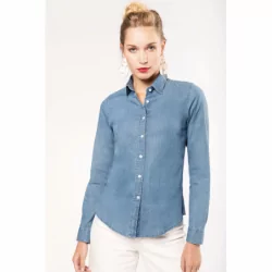 Chemise denim femme