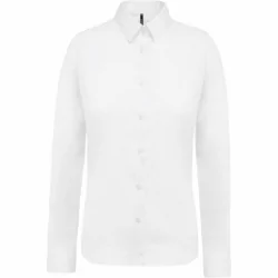 Chemise popeline manches longues femme