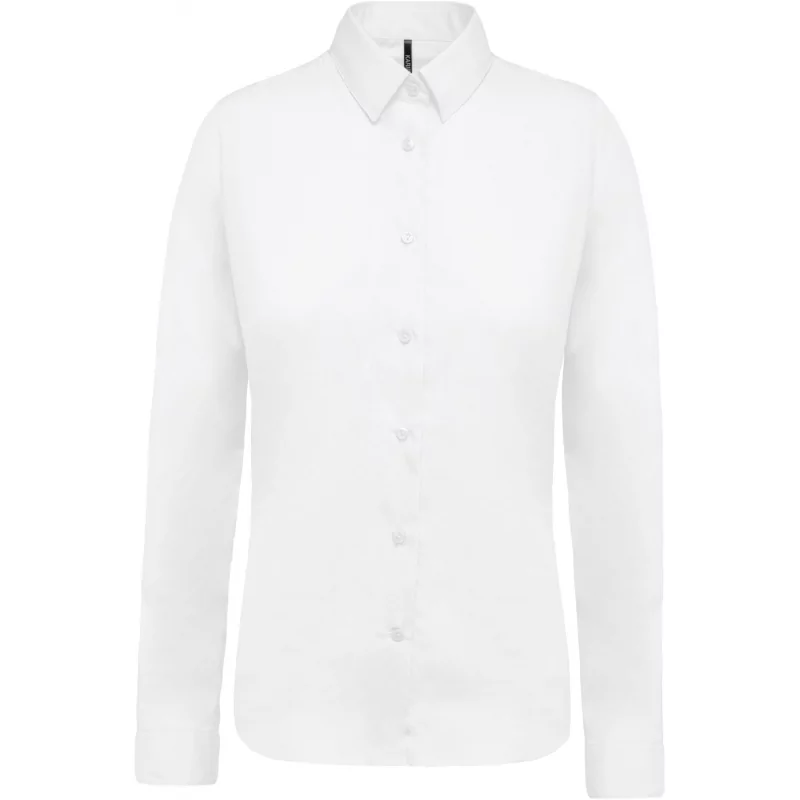 Chemise popeline manches longues femme