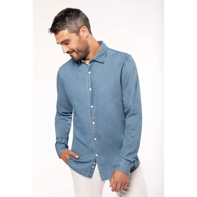 Chemise denim homme