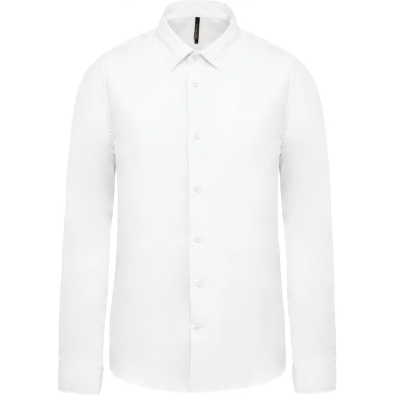 Chemise popeline manches longues homme