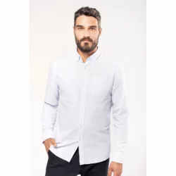 Chemise oxford lavée manches longues