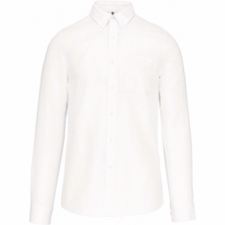 Chemise oxford lavée manches longues