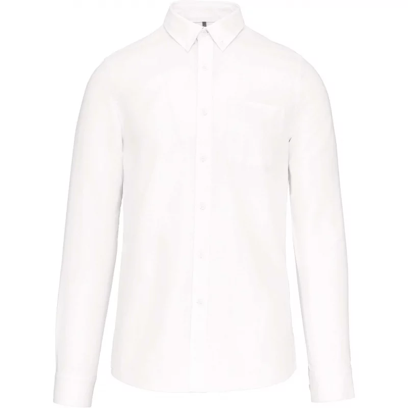 Chemise oxford lavée manches longues