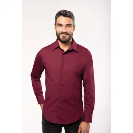 Chemise coton / élasthanne...