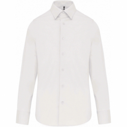 Chemise coton / élasthanne manches longues