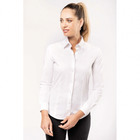 Chemise coton / élasthanne...