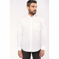 Chemise oxford manches longues