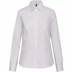 Chemise oxford manches longues femme